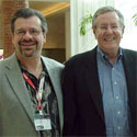 Rick Schwartz with Steve Forbes, 2007
